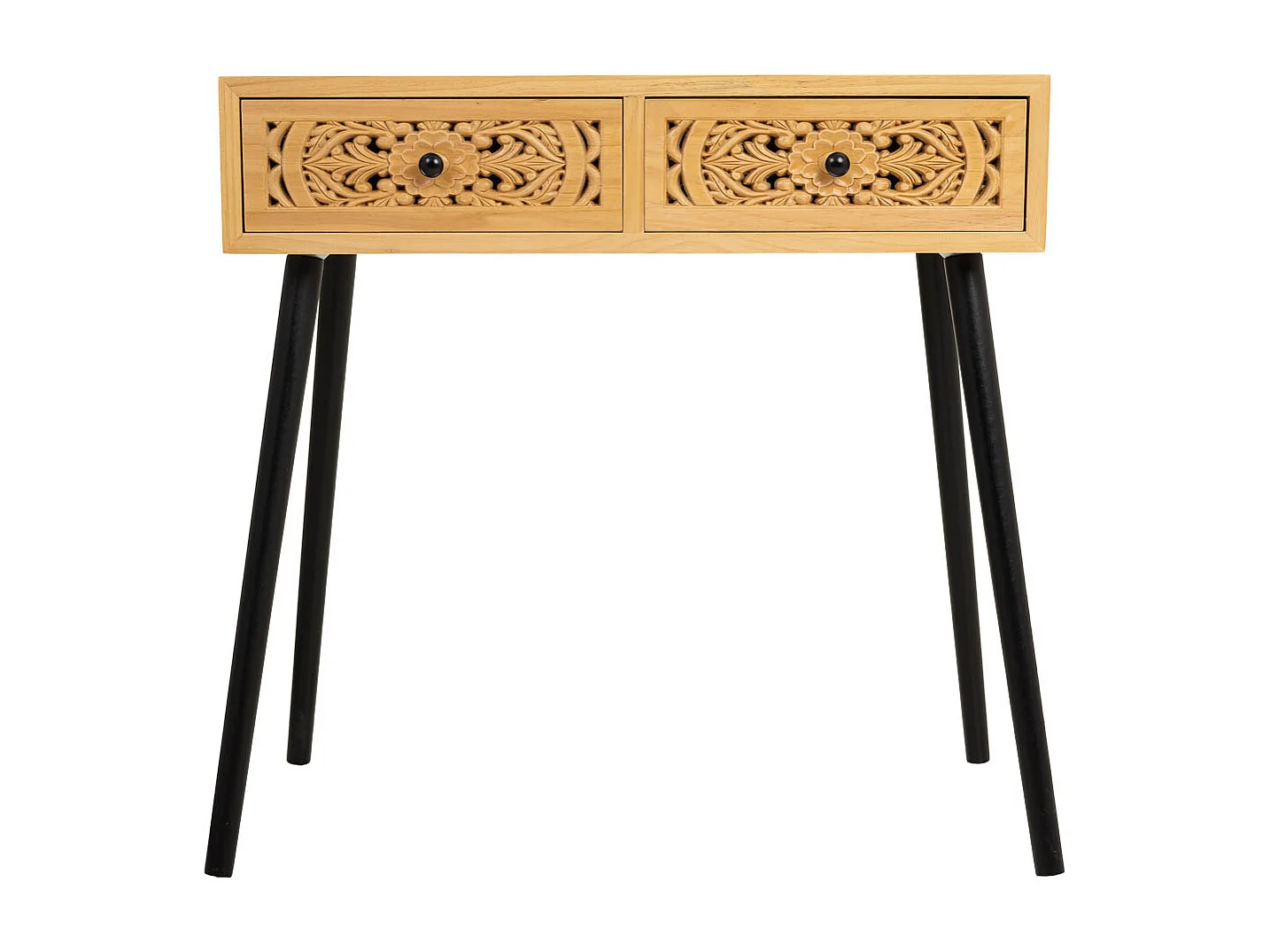 Mobile da ingresso in legno marrone 80x42x79