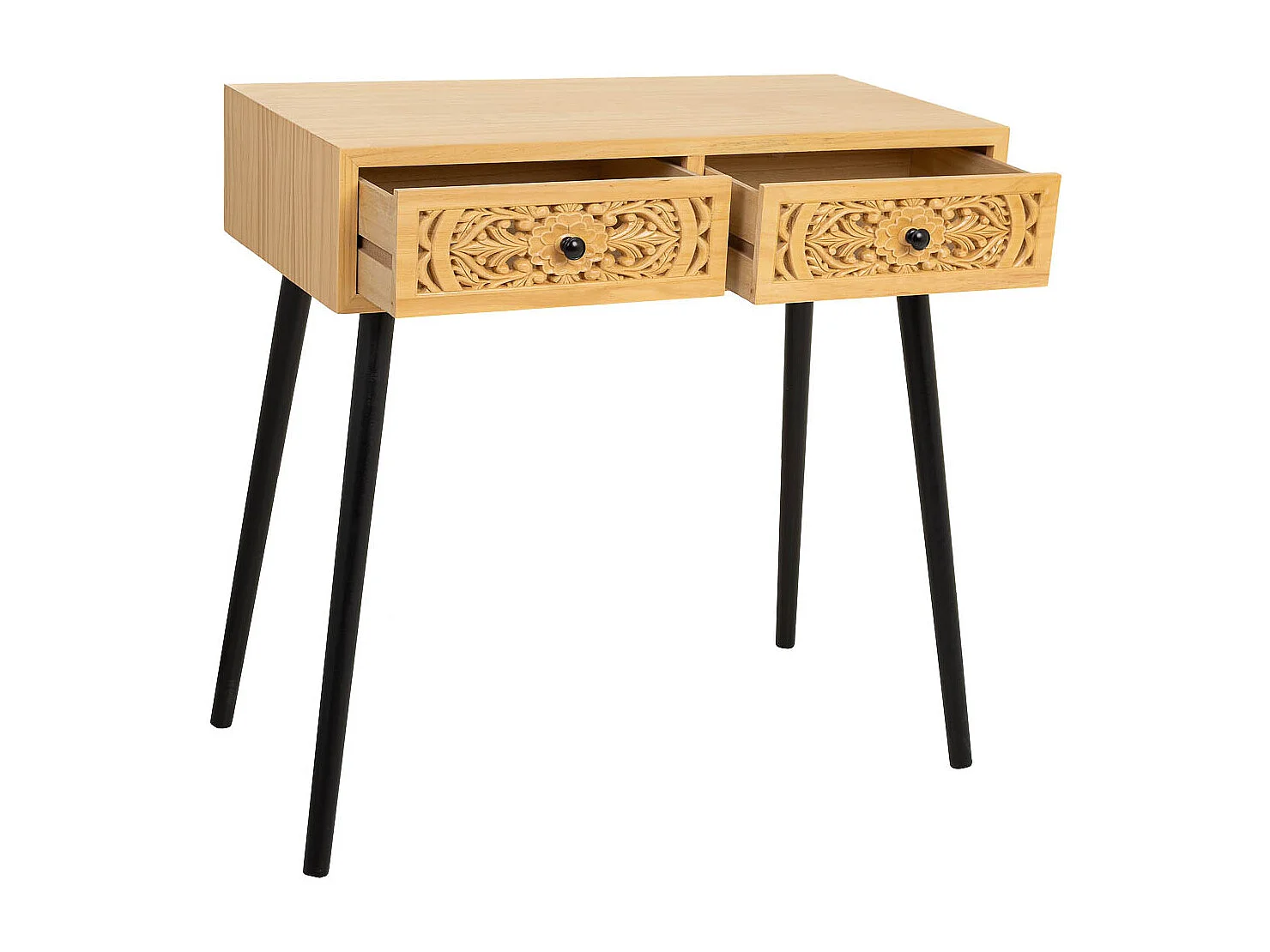 Meuble d'entrée en bois marron 80x42x79