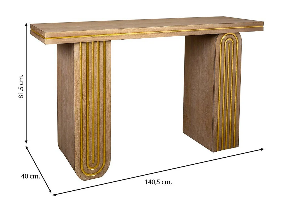 Holzsideboard mit 2 Türen 78x38x87