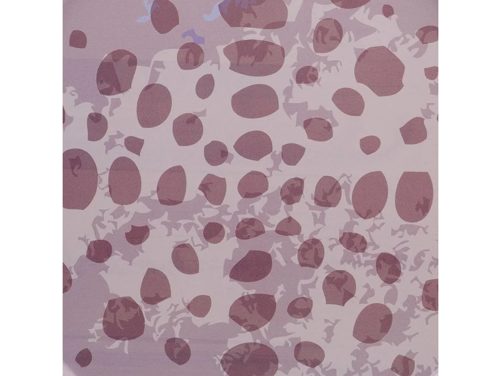 Lila Metallplatte d33x1,5h cm