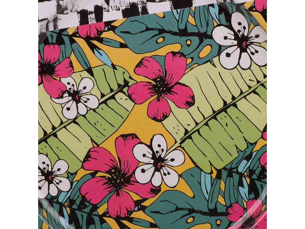 Mehrfarbige Metallplatte d33x1,5h cm