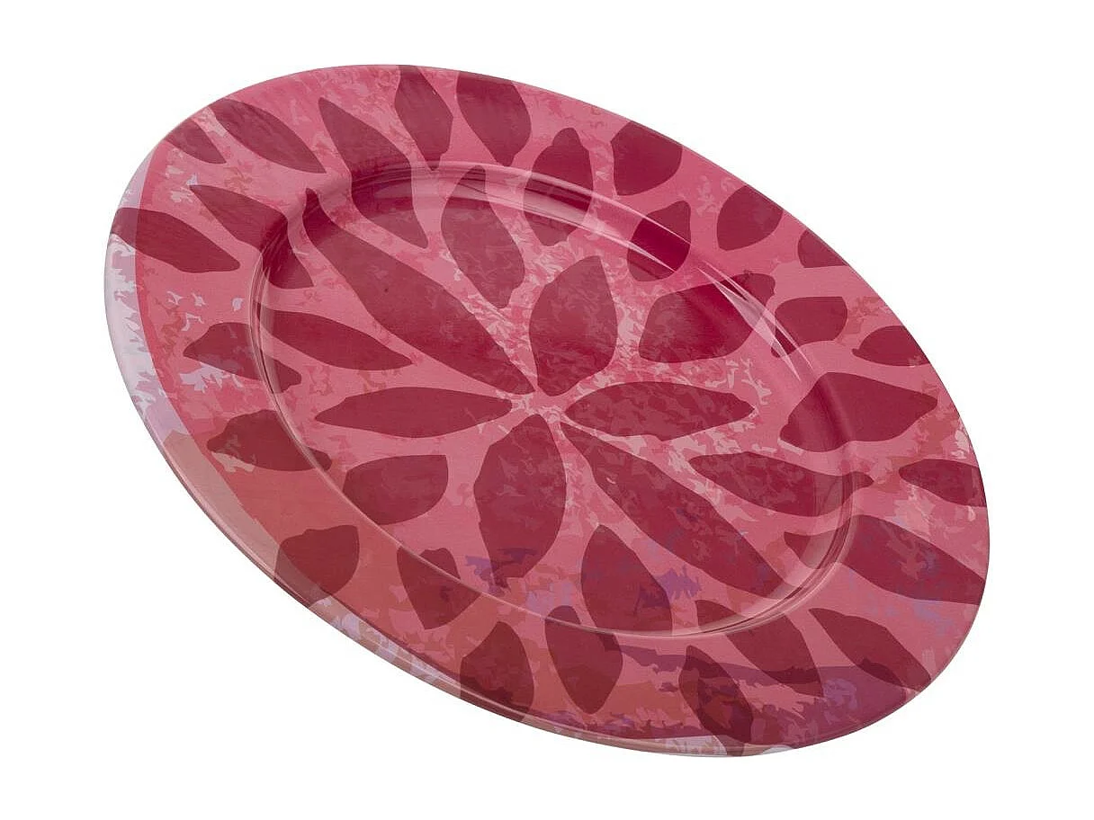 Placa de metal rosa d33x1.5