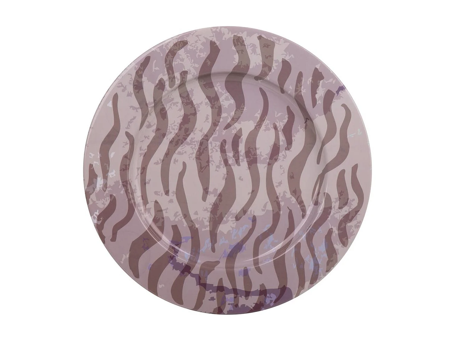 Placca in metallo viola d33x1,5h