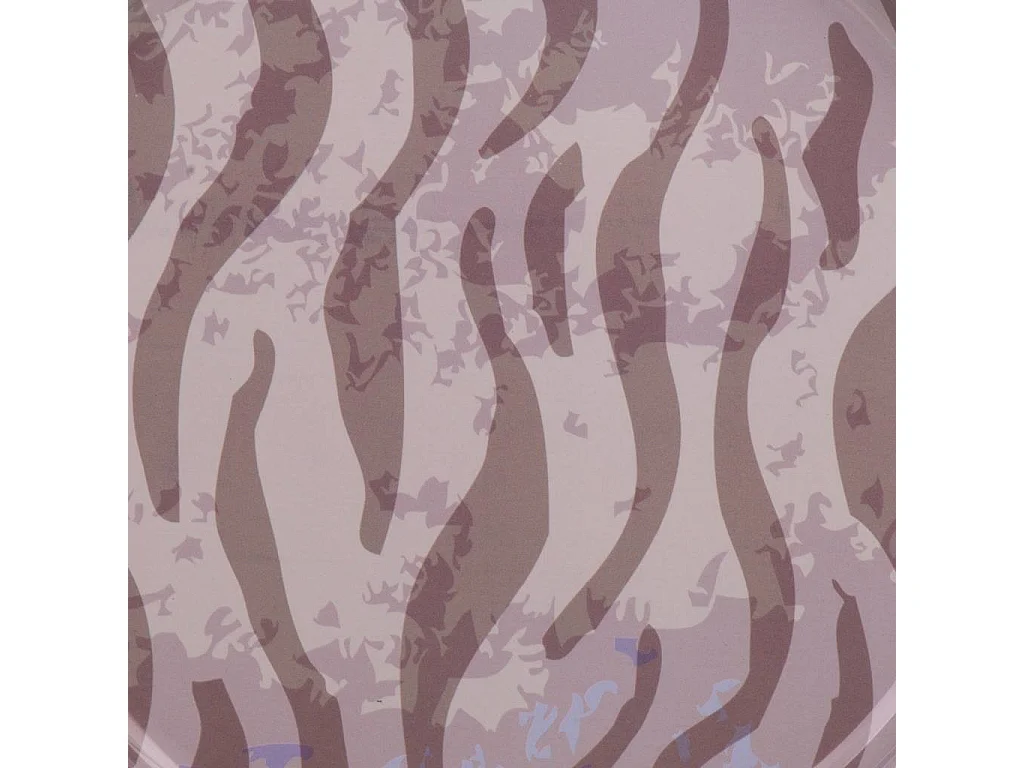 Placca in metallo viola d33x1,5h