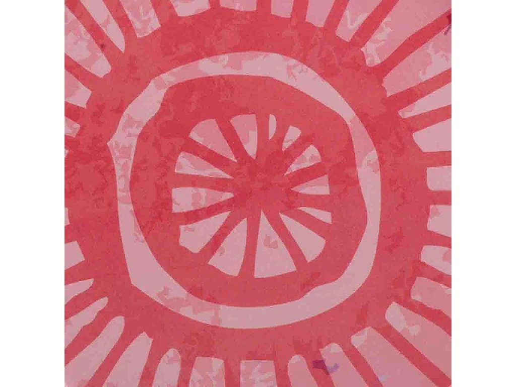 Placa de metal rosa d33x1.5