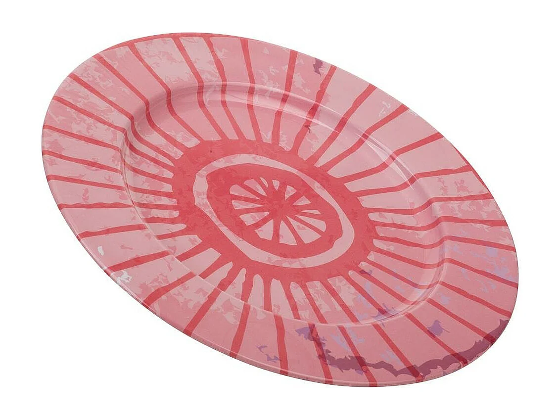 Placa de metal rosa d33x1.5