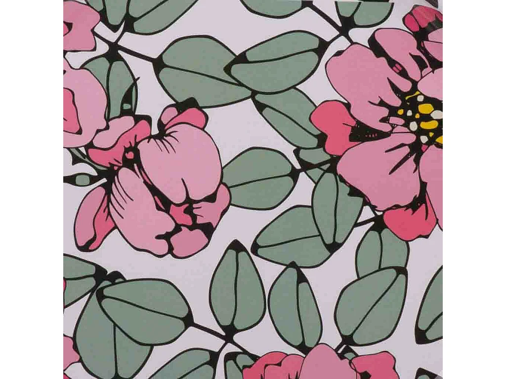 Placa de metal multicolorida d33x1,5