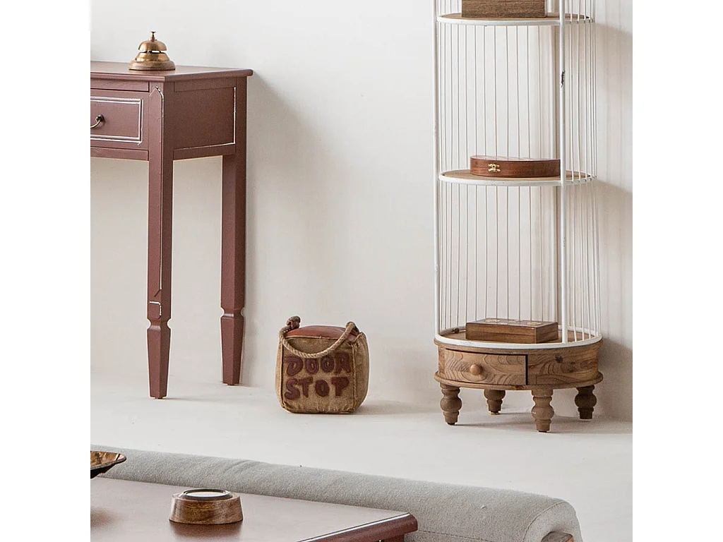 Xadrez magnético com caixa semi-redonda de madeira marrom d23x2