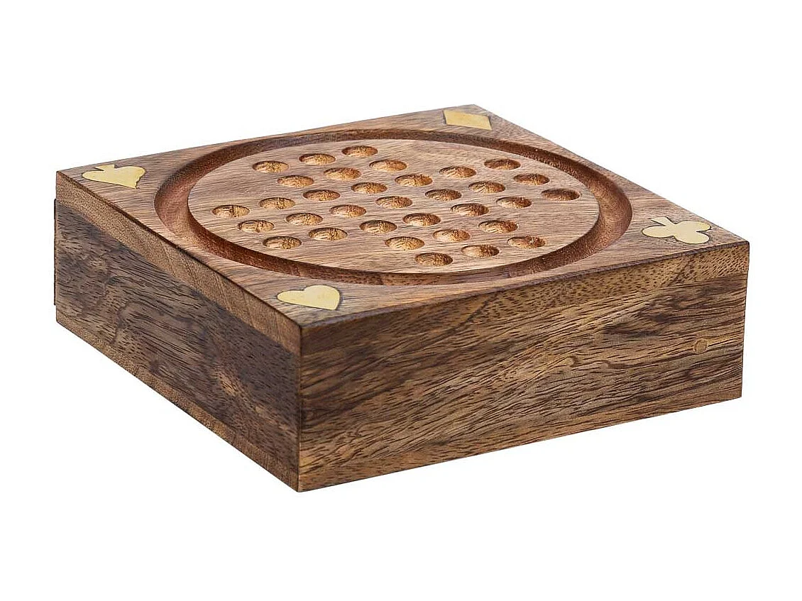 2 in einem Spiel (SolitÃ¤r + Würfel) 12,5x12,5x4h cm