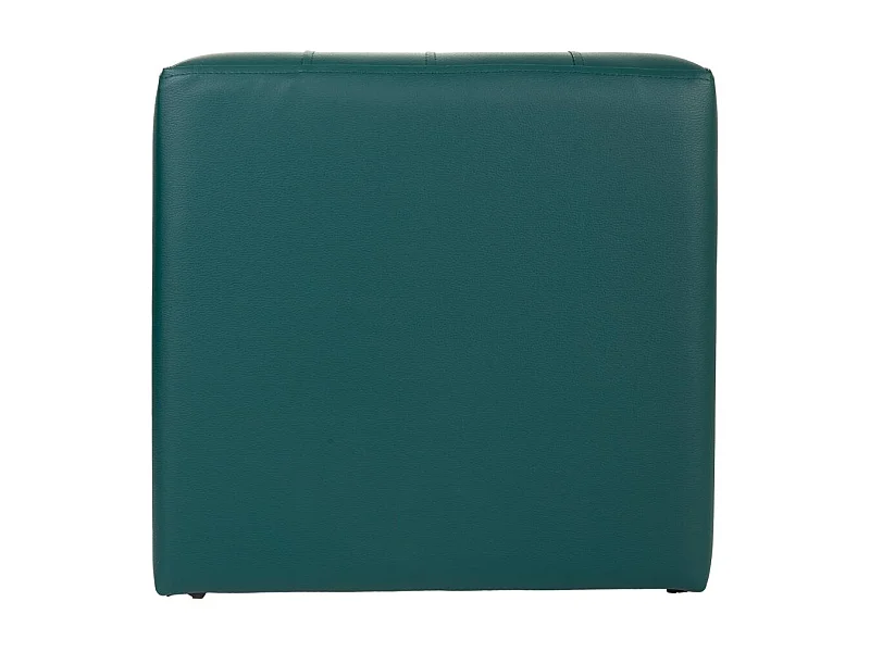 Sgabello imbottito verde 40x40x38h
