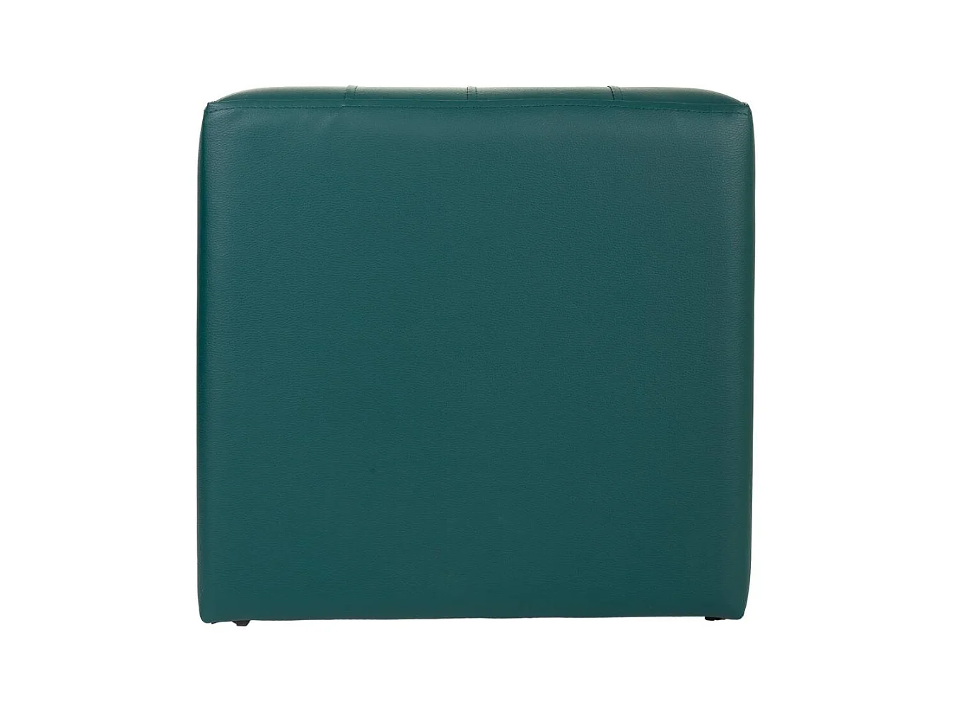 Tabouret rembourré vert 40x40x38h