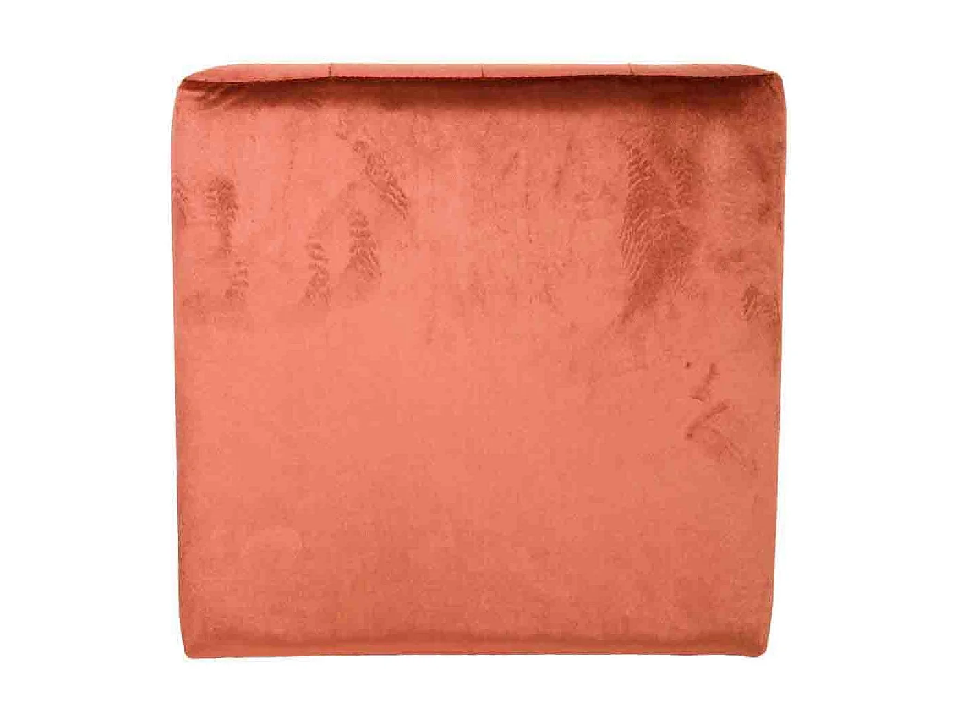 Banqueta estofada laranja 40x40x38