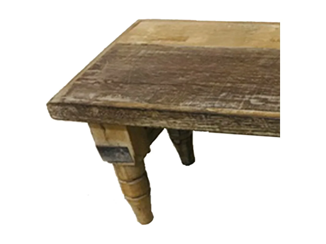 Banco de madeira marrom 50x23x24