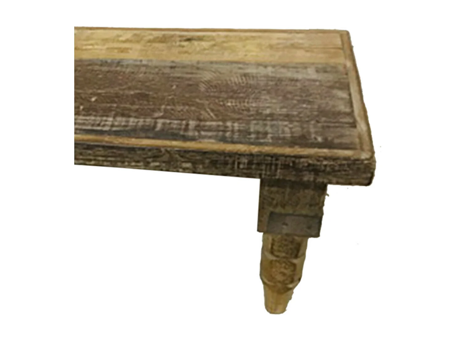 Banco de madeira marrom 50x23x24