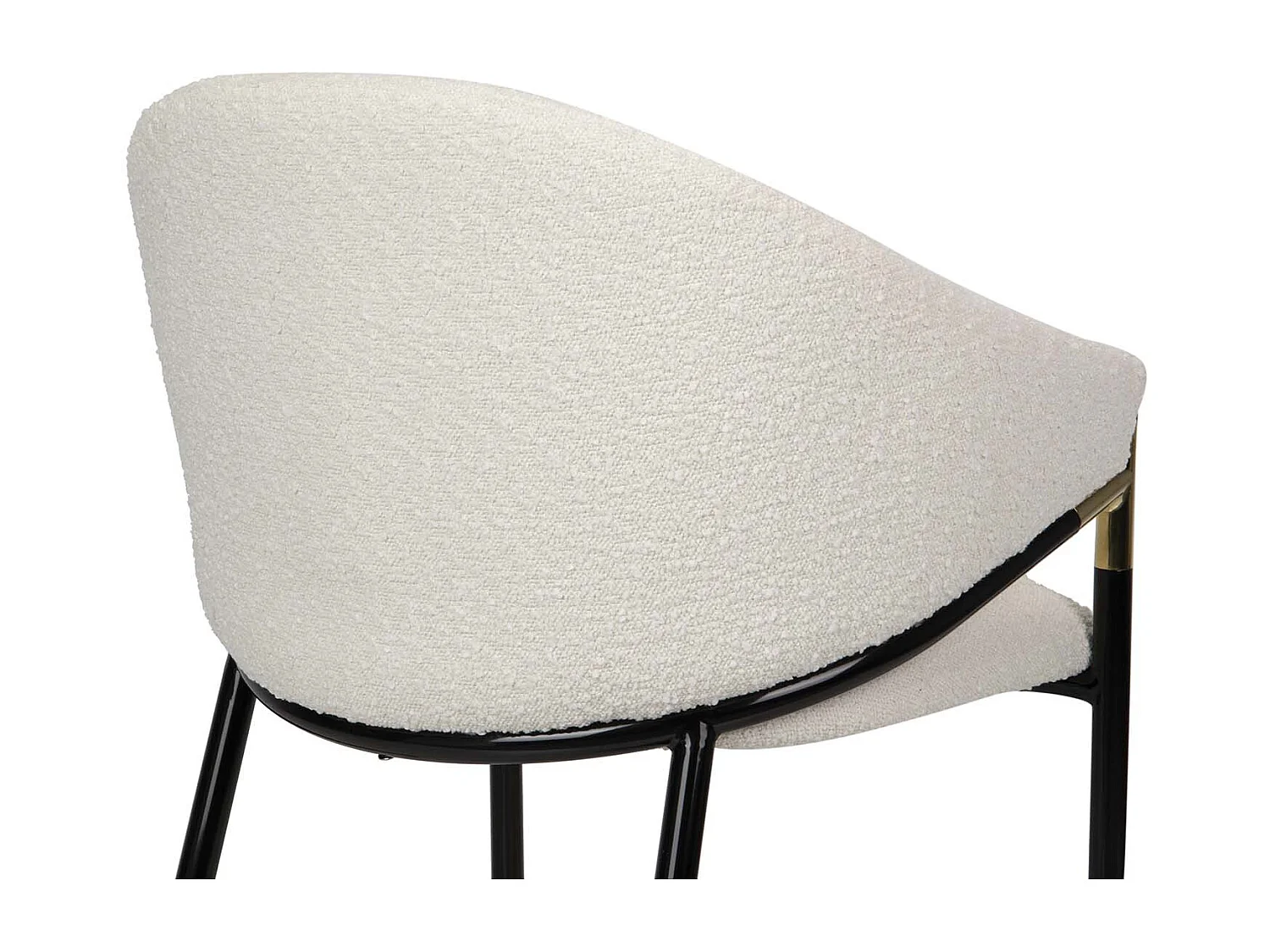 Tabouret en bois et coton tressé gris 40x40x36h