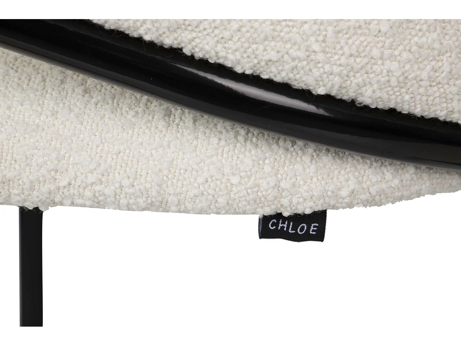 Banqueta cinza de algodão e madeira 40x40x36