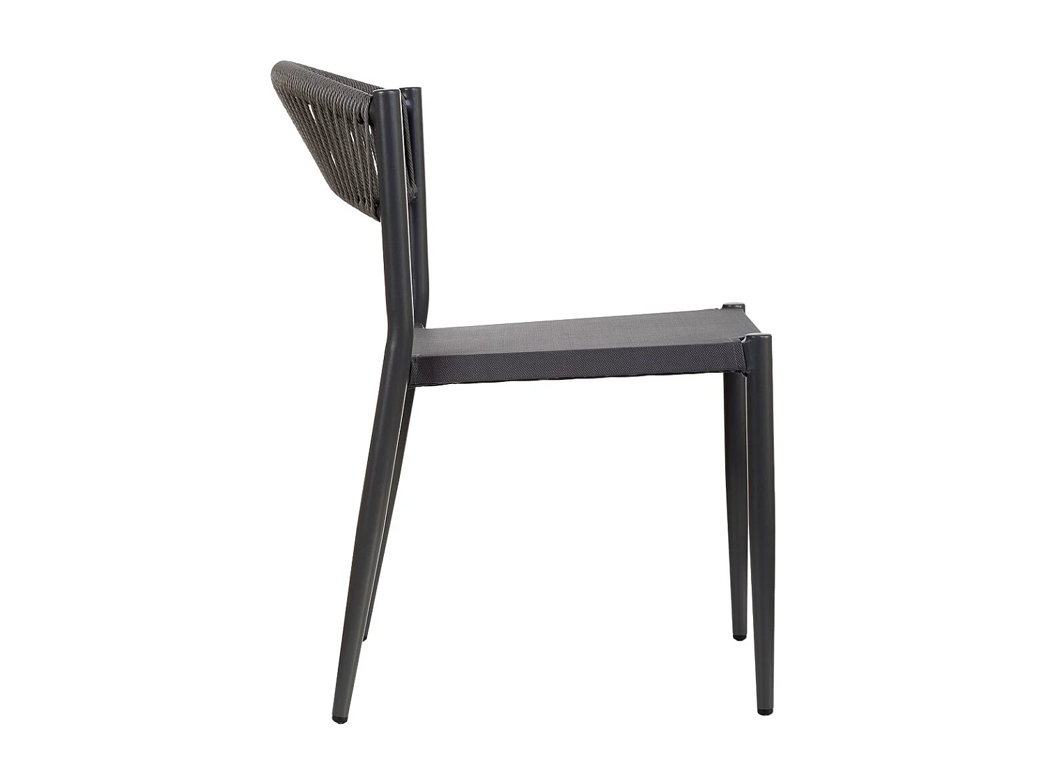 Silla de ratán gris para su hogar