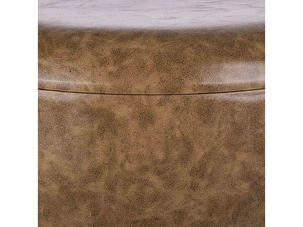 Sgabello in legno e tela grigio d40x42h