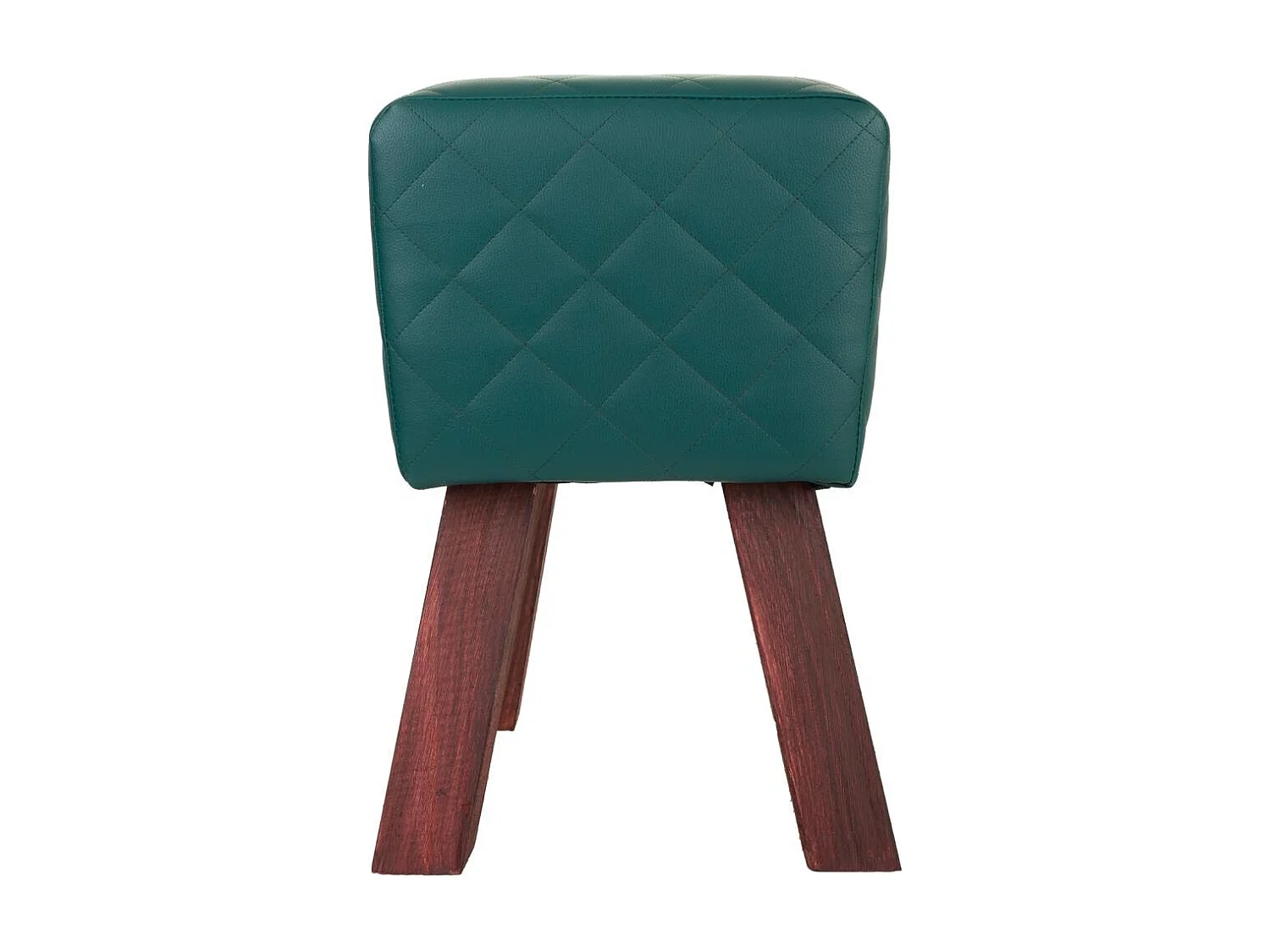 Grüner gepolsterter Hocker 36x30x47h cm