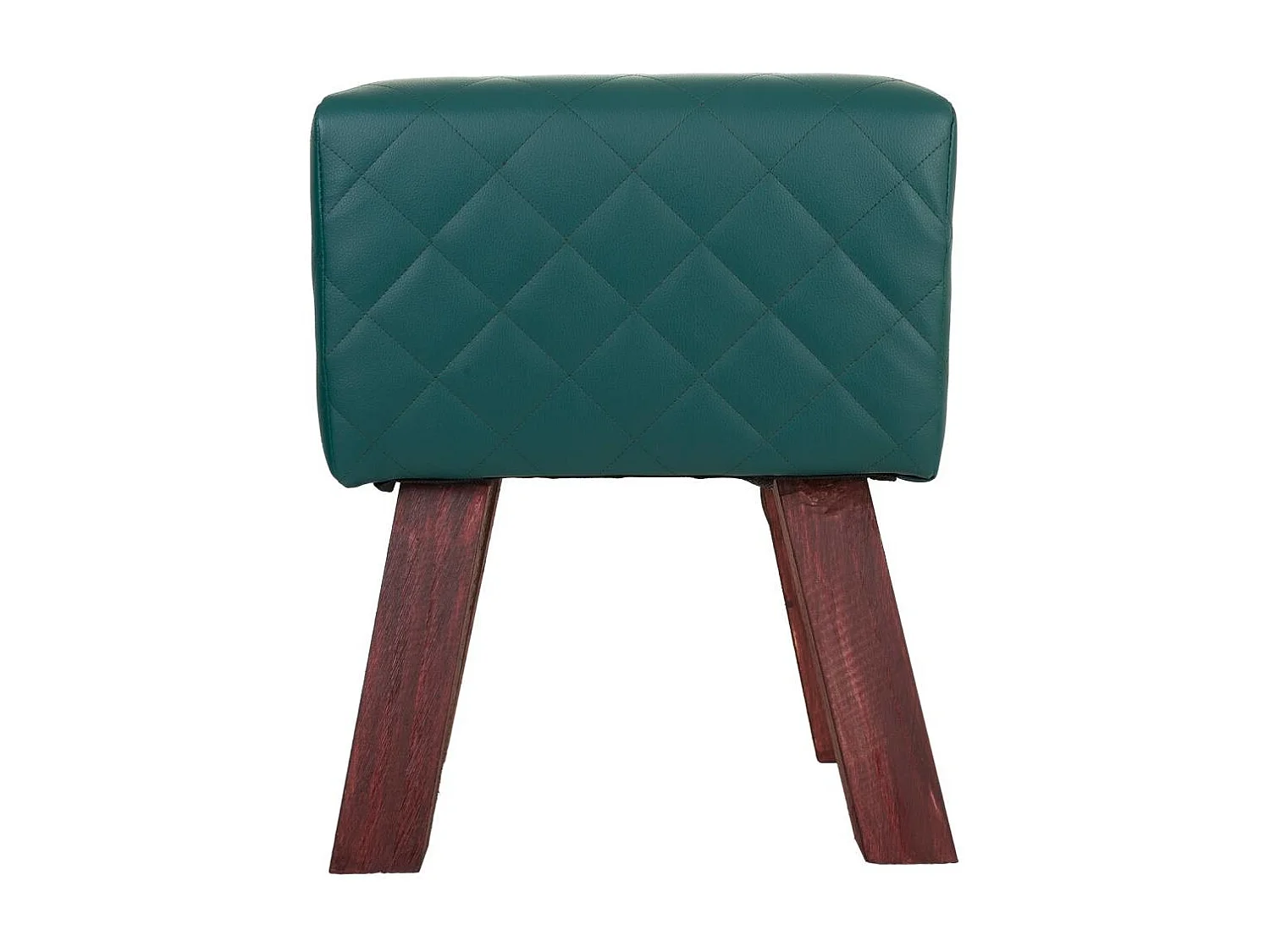 Sgabello imbottito verde 36x30x47h