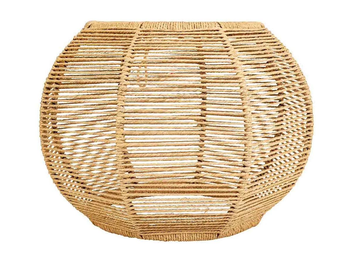 Taburete de cuerda trenzada 30x45x30