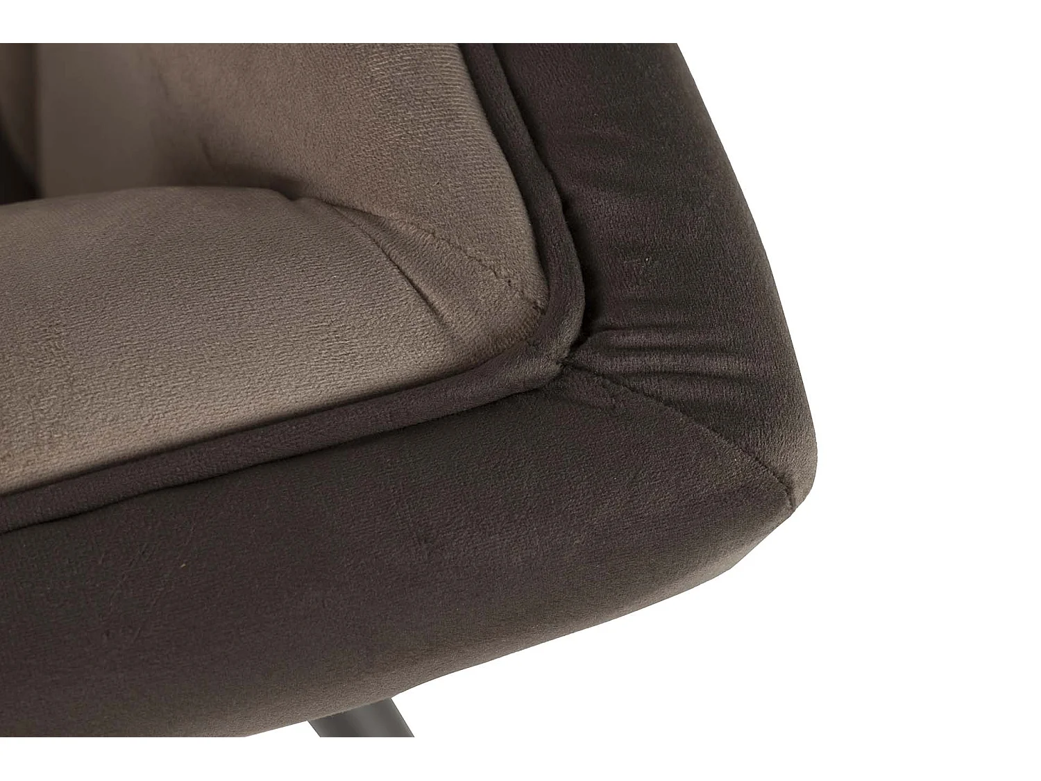 Tabouret rond en métal noir d35x46h cm