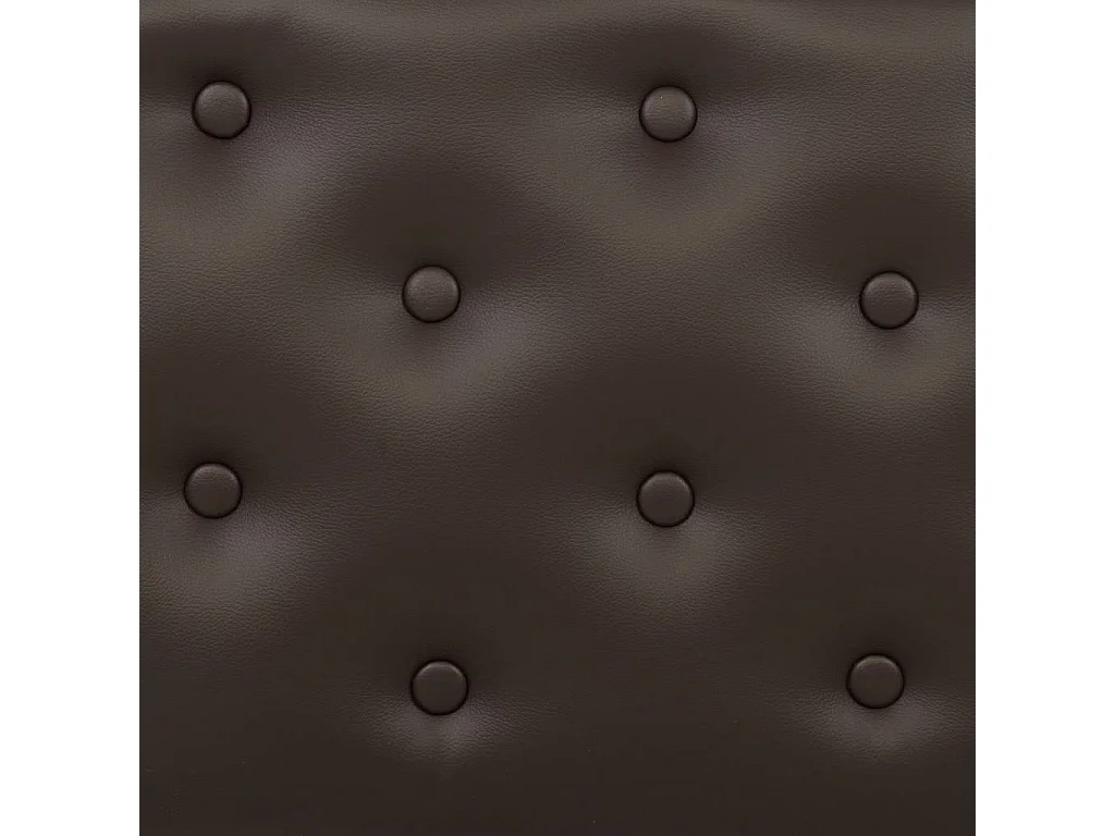 Braune Polsterbank 108x54x40h cm