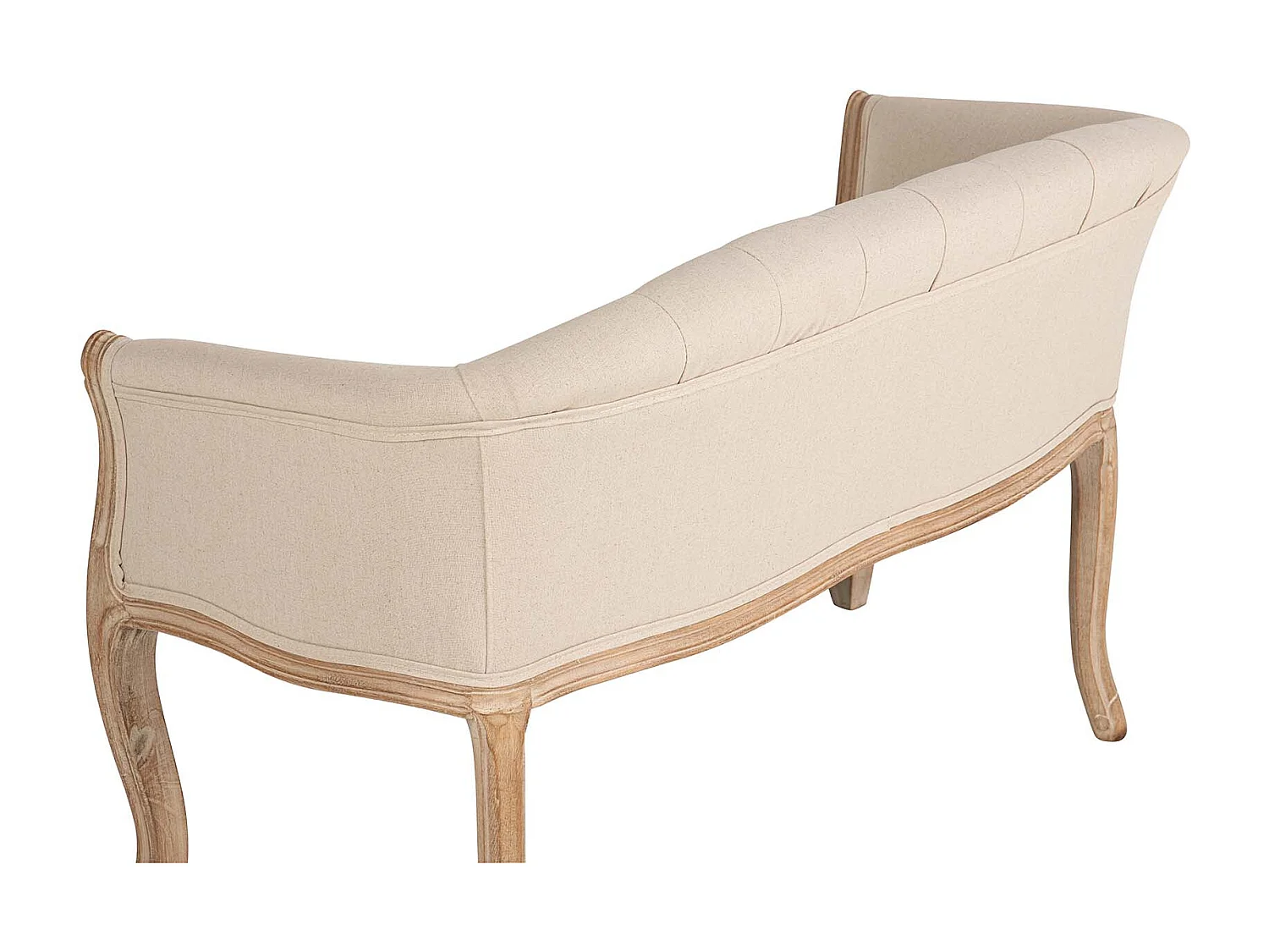 Tabouret en bois et tissu 32x32x44h