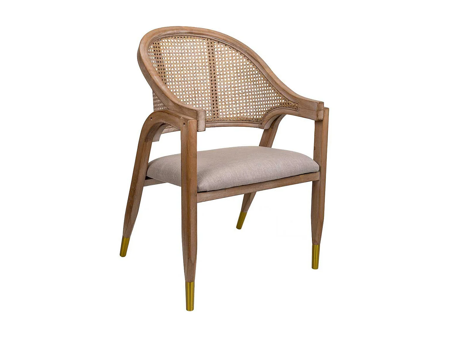 Silla De Madera Tapizada