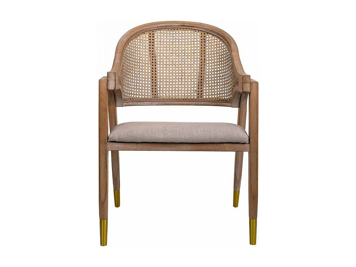 Silla De Madera Tapizada