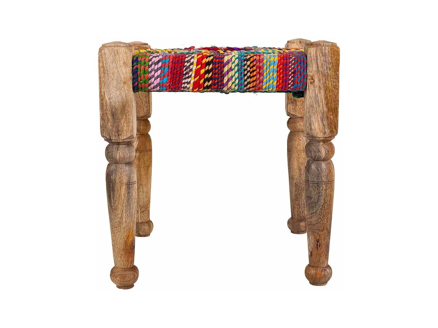 Tabouret en corde tressée 38x38x38h