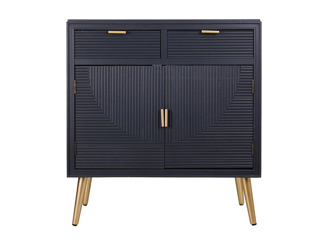 Houten gangkast met 2 deuren en 2 lades met unieke stijl en comfort