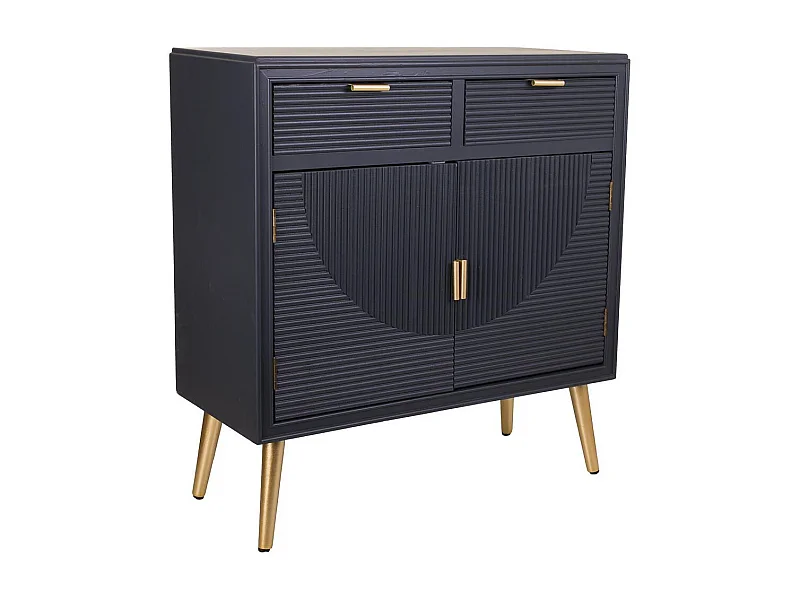 Houten gangkast met 2 deuren en 2 lades met unieke stijl en comfort