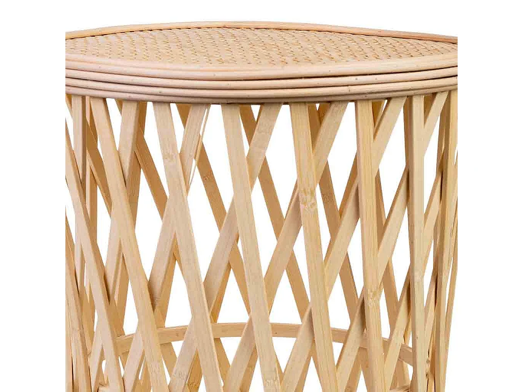 Taburete de bambú    D31x41h cm