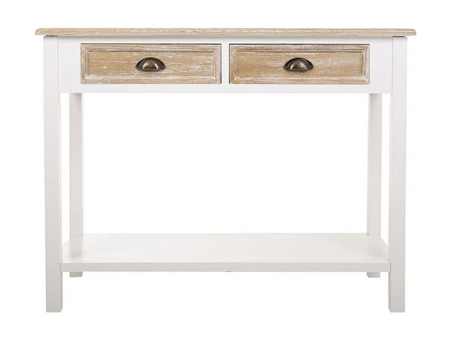 Tabouret en bois blanc 36x51x37h