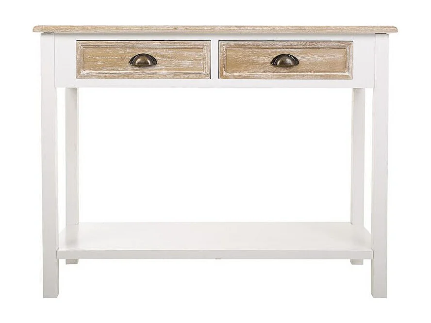 Tabouret en bois blanc 36x51x37h