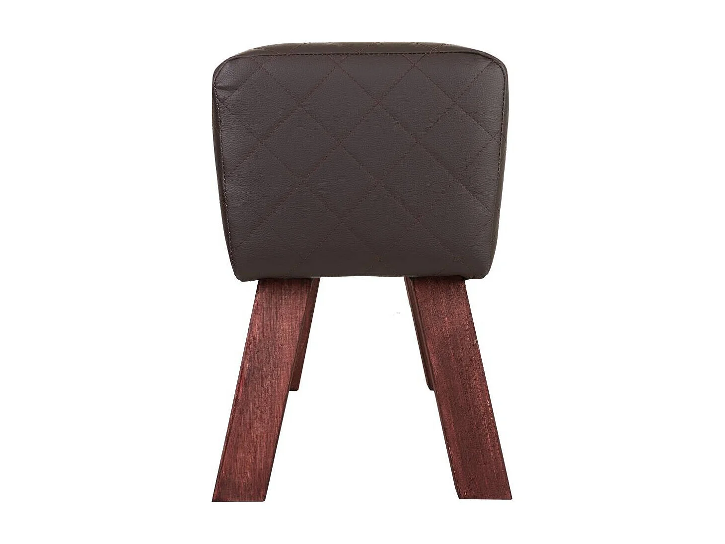 Banqueta estofada marrom 72x30x47