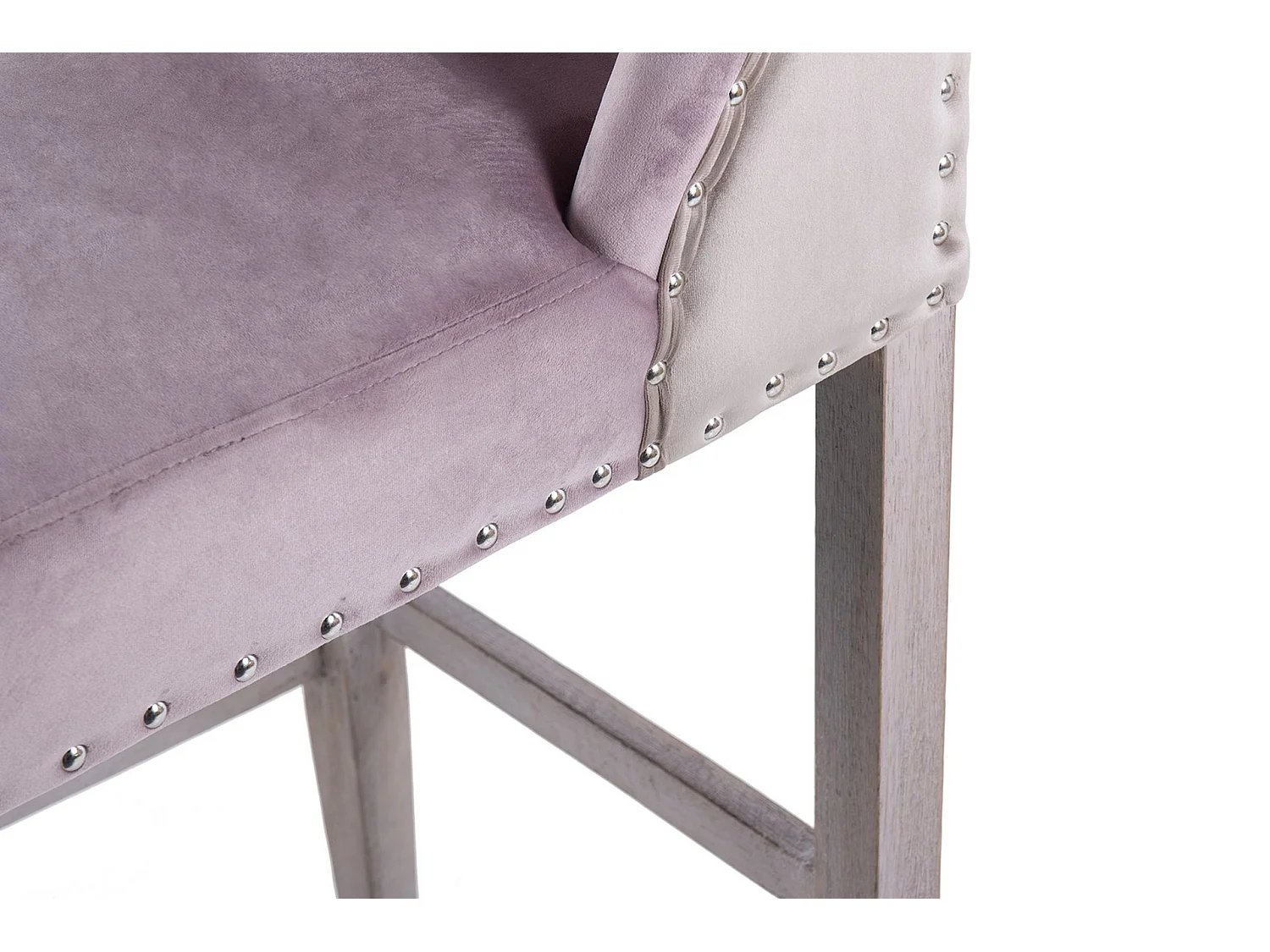 Sgabello imbottito marrone 44x44x45h