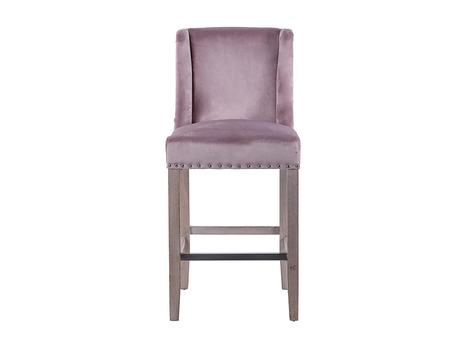 Sgabello imbottito marrone 44x44x45h