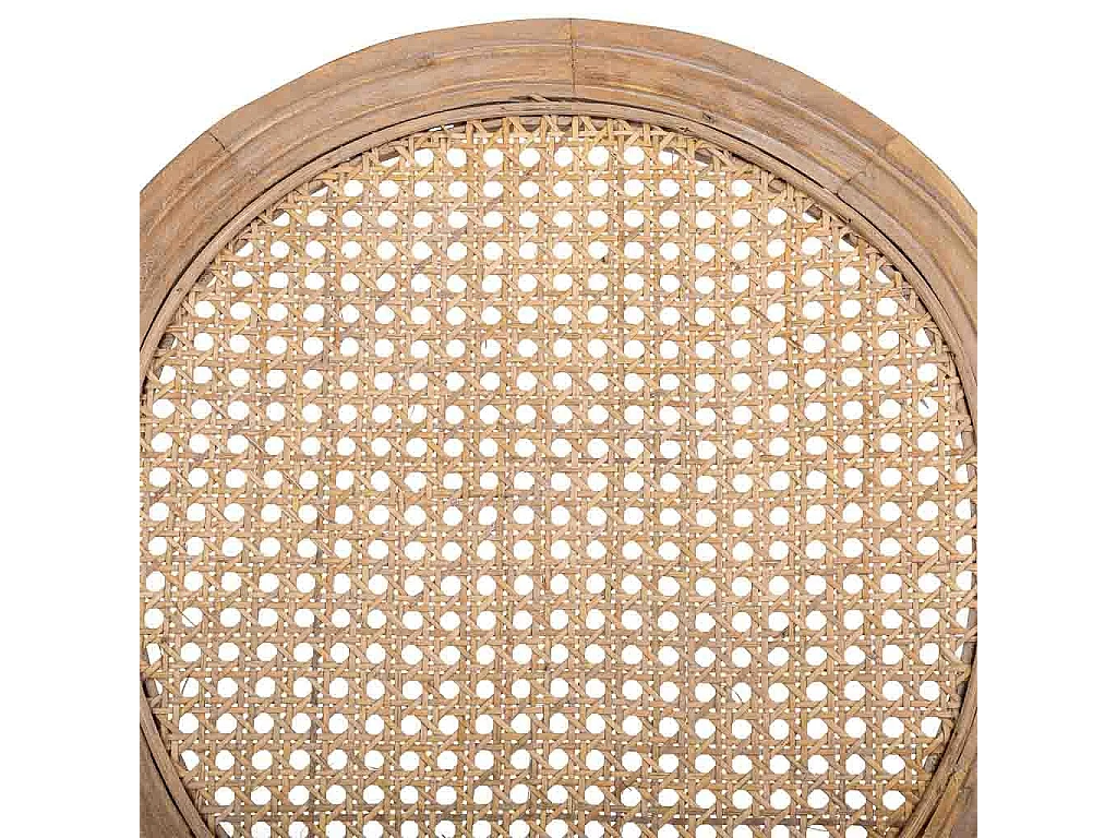 Banqueta estofada de madeira creme 48x42x76/121