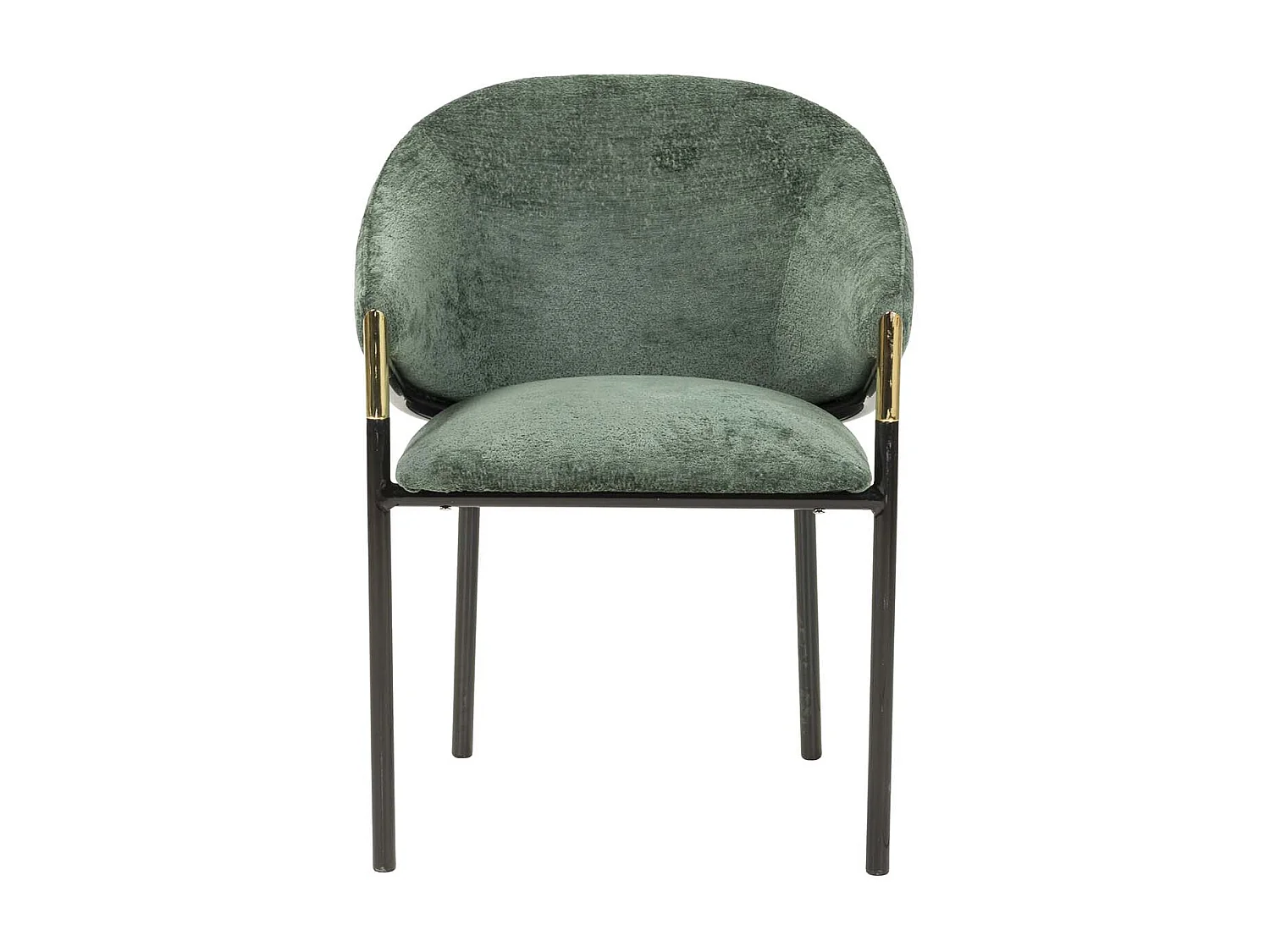 Tabouret en métal et bois noir 40x40x73h