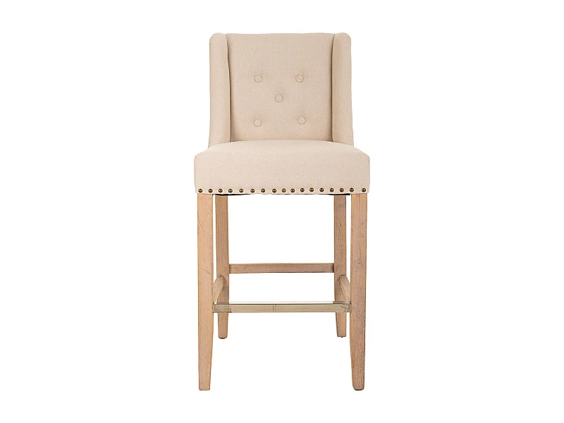 Banqueta de madeira cinza 48x58x67/104