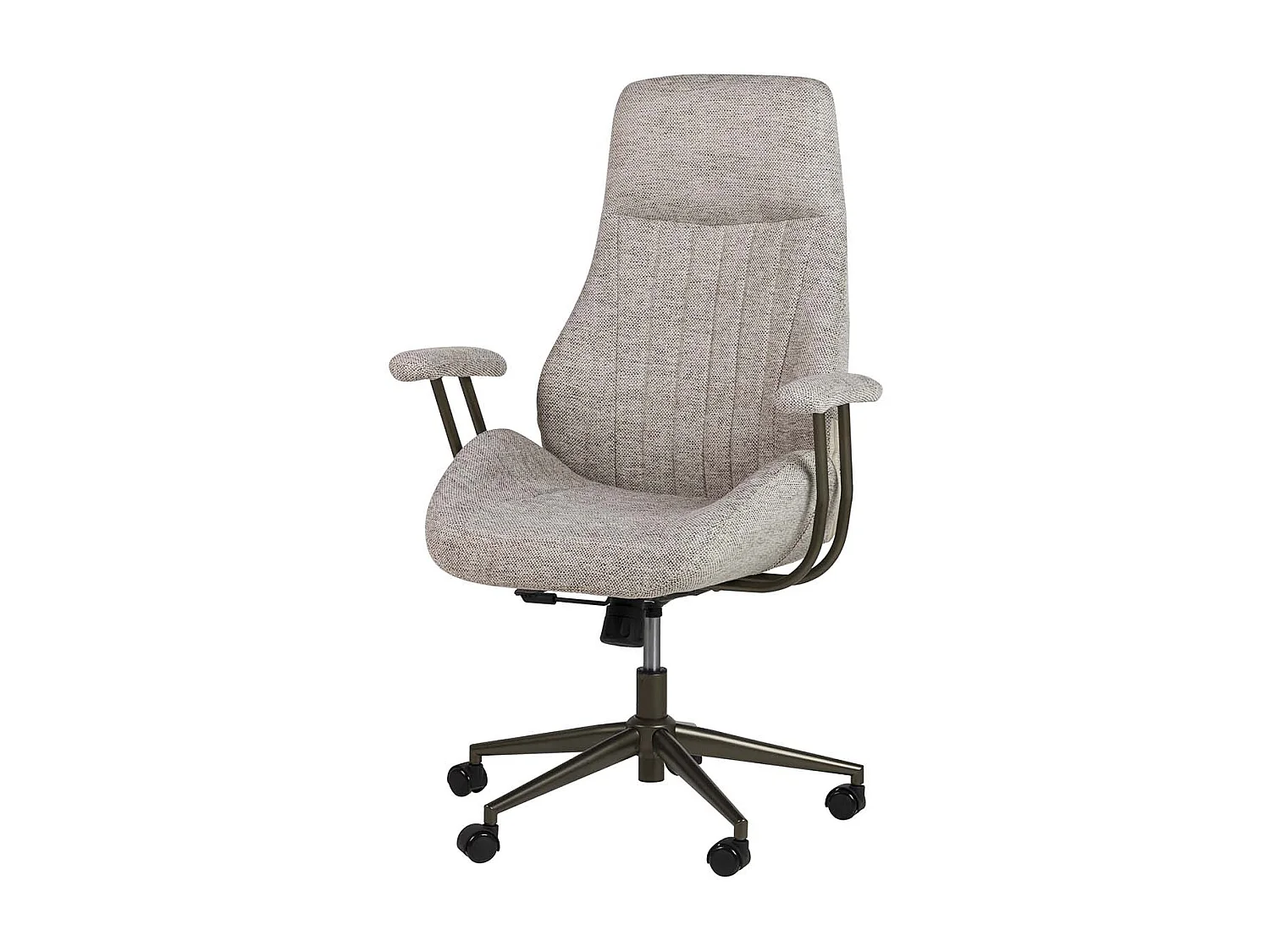 Tabouret en bois et coton tressé gris 32x32x44h