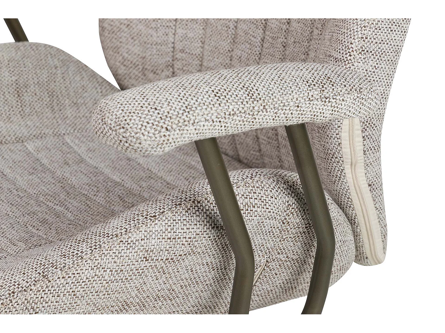 Tabouret en bois et coton tressé gris 32x32x44h