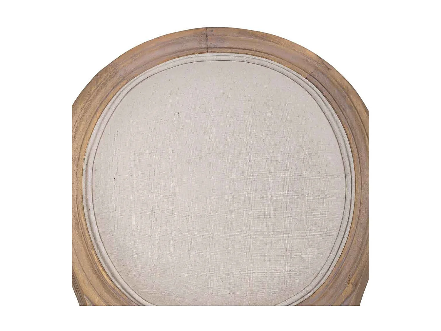 Holzhocker, 52 x 46 x 116 cm, cremefarben