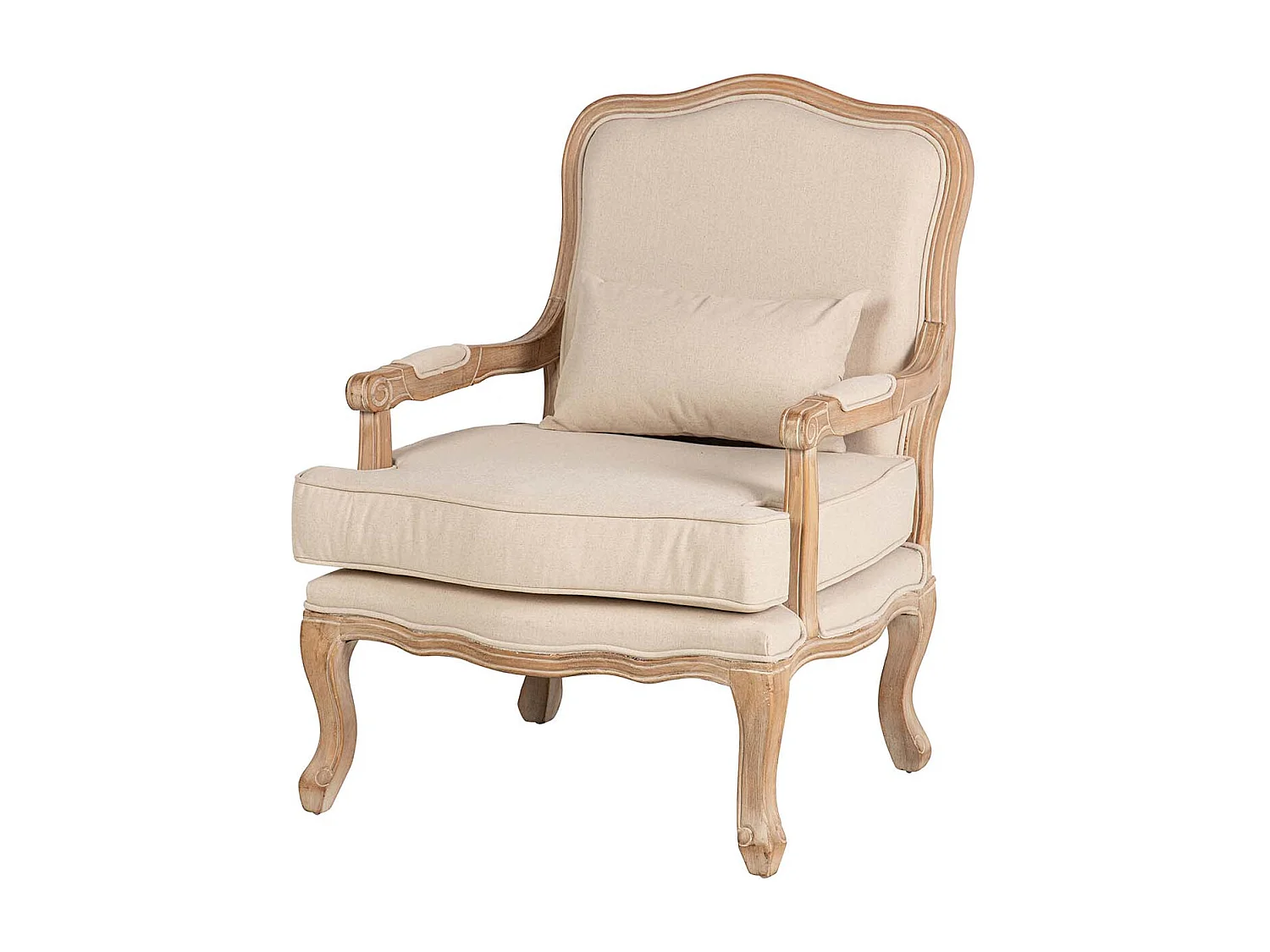 Tabouret en bois et tissu marron 32x32x44h