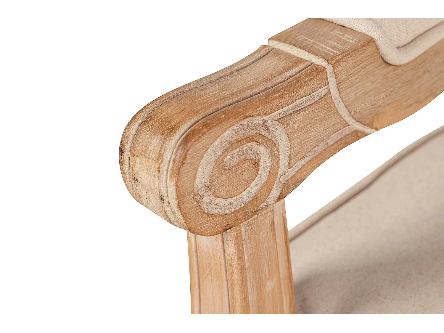 Tabouret en bois et tissu marron 32x32x44h