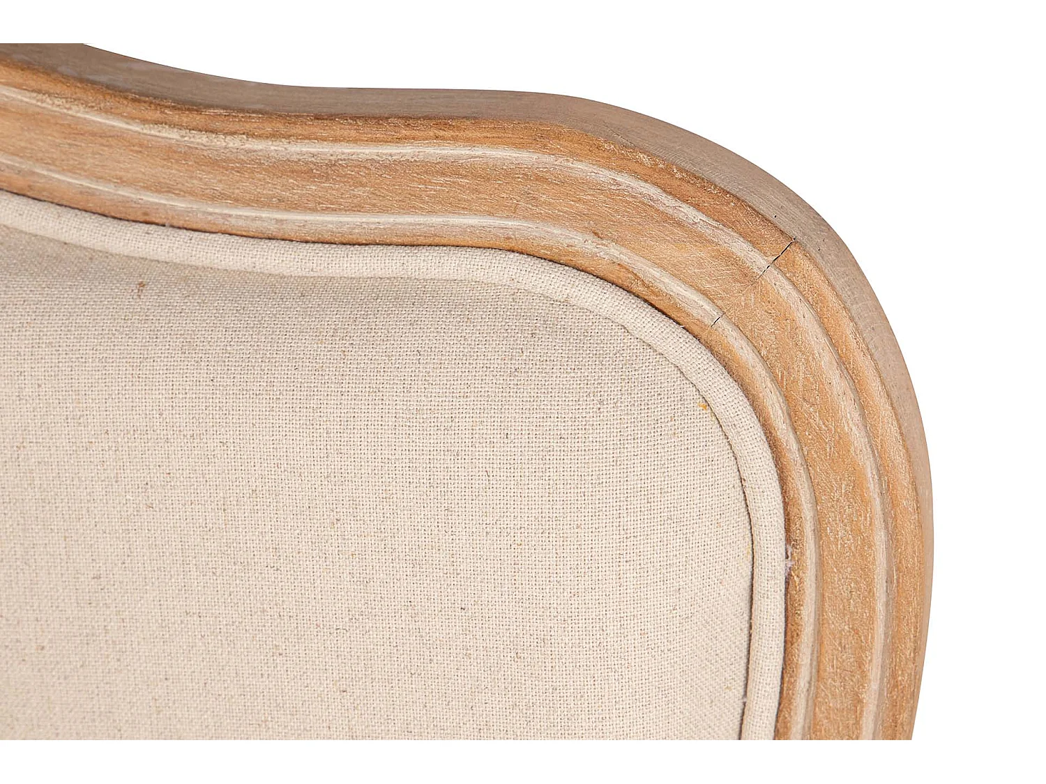 Banqueta de madeira forrada com tecido marrom 32x32x44