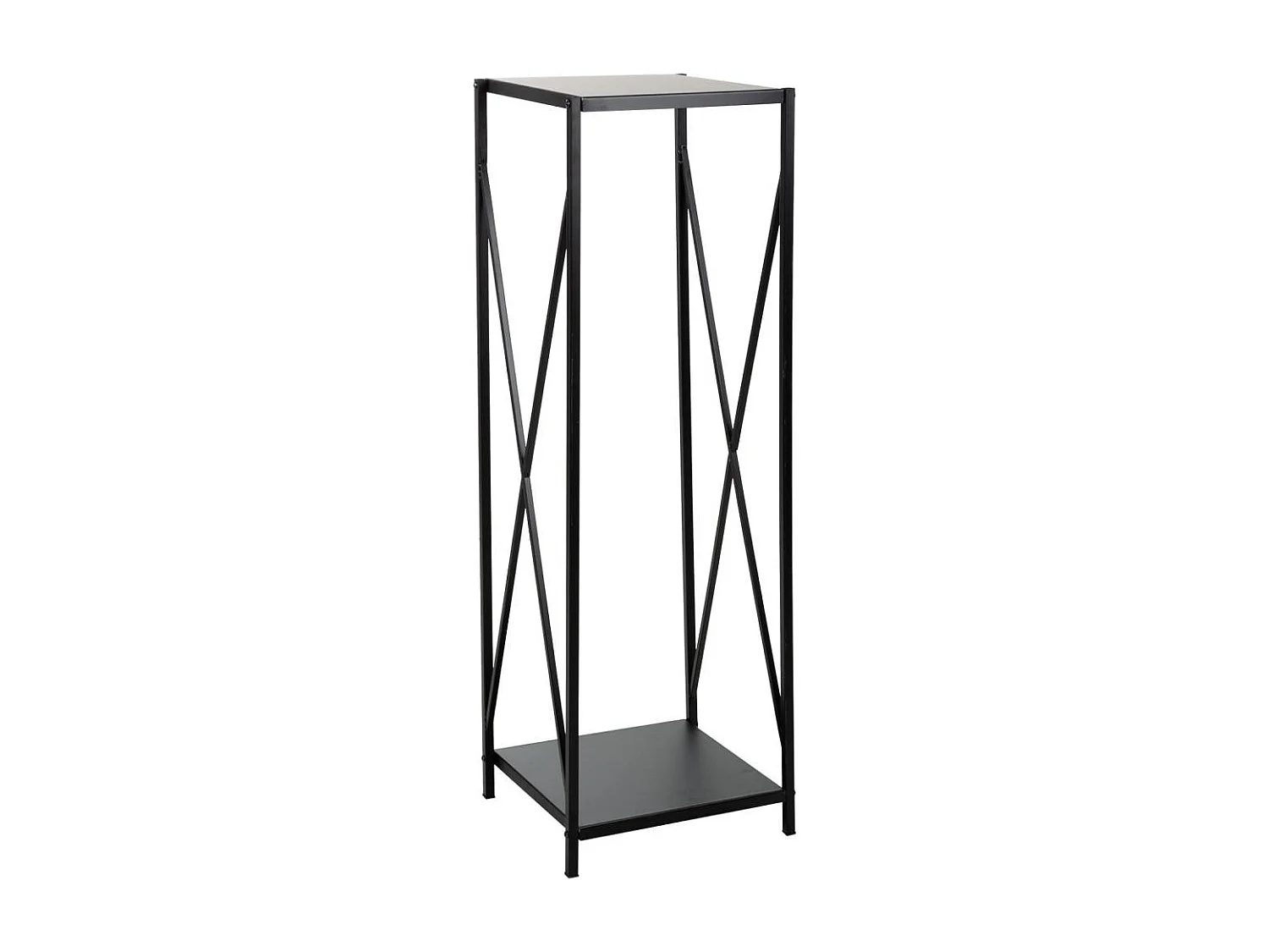 Porta-toras de metal preto 34x34x111