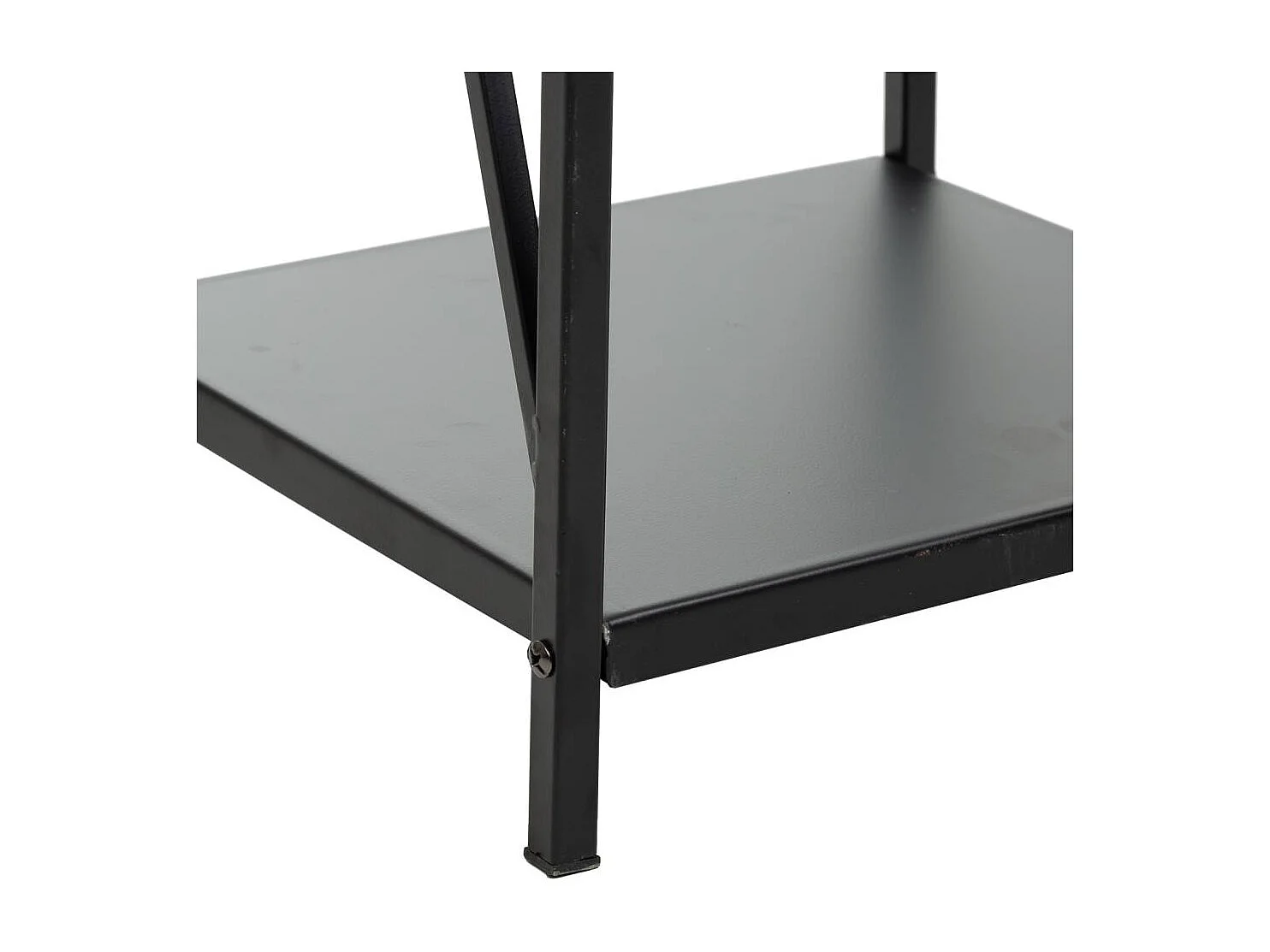 Porta-toras de metal preto 34x34x111